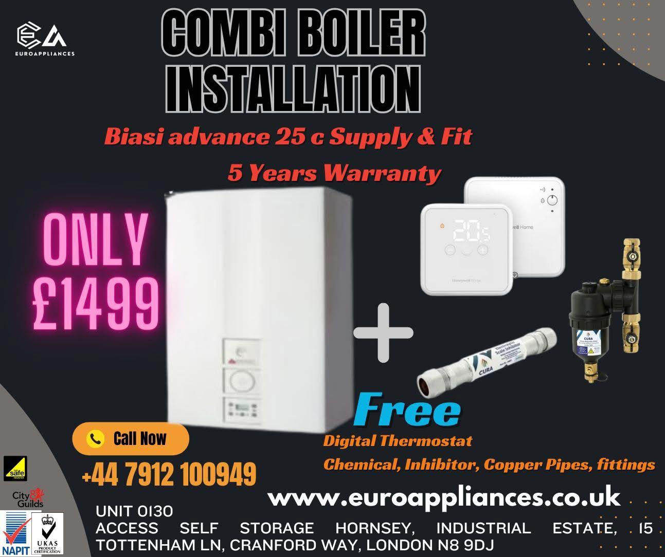 combi boiler installation London