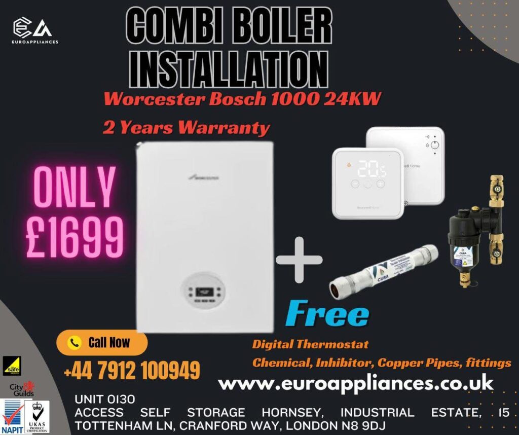Worcester Bosch 1000 24kW Combi Boiler
