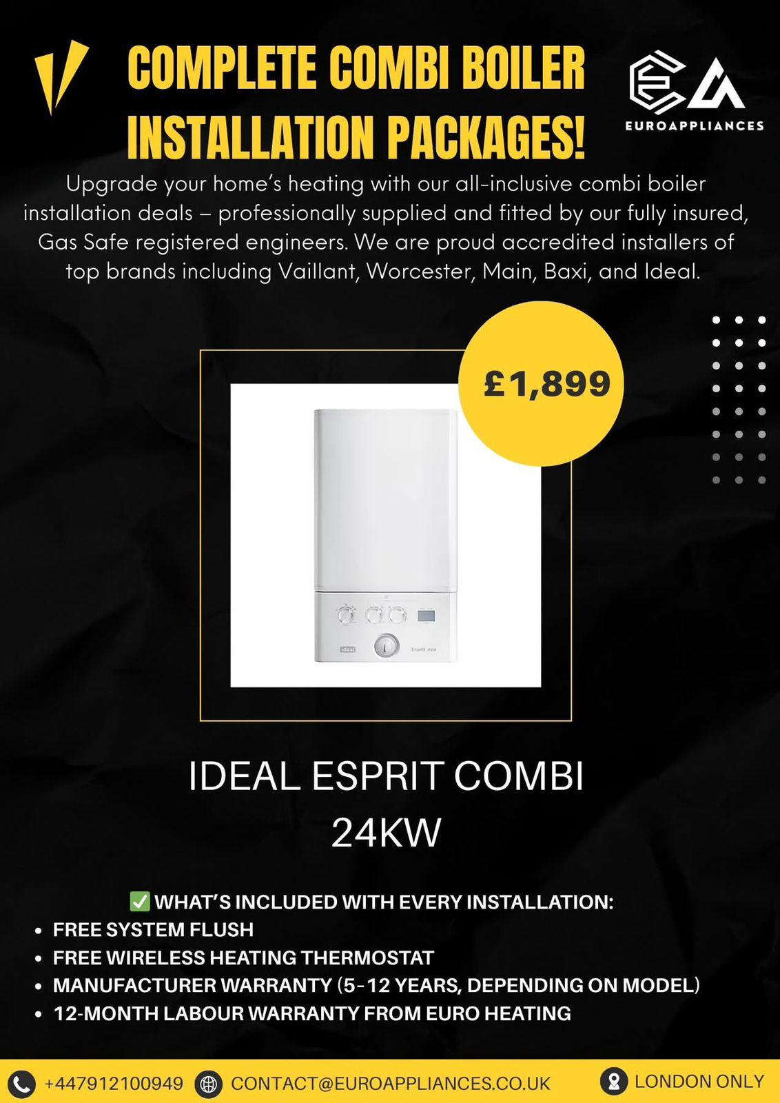 Ideal Esprit Combi 24kW Combi Boiler