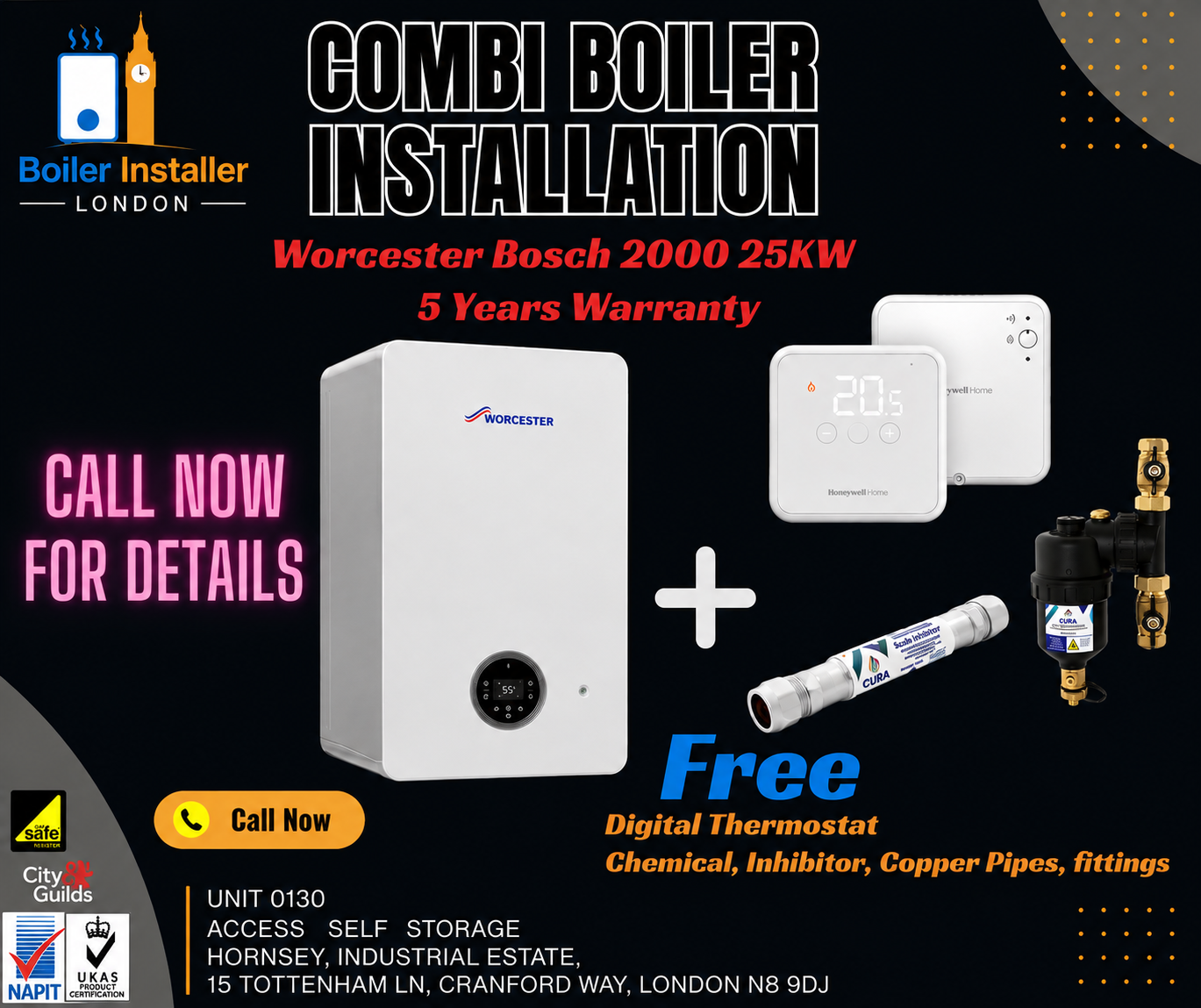 Worcester bosch 2000 combi boiler