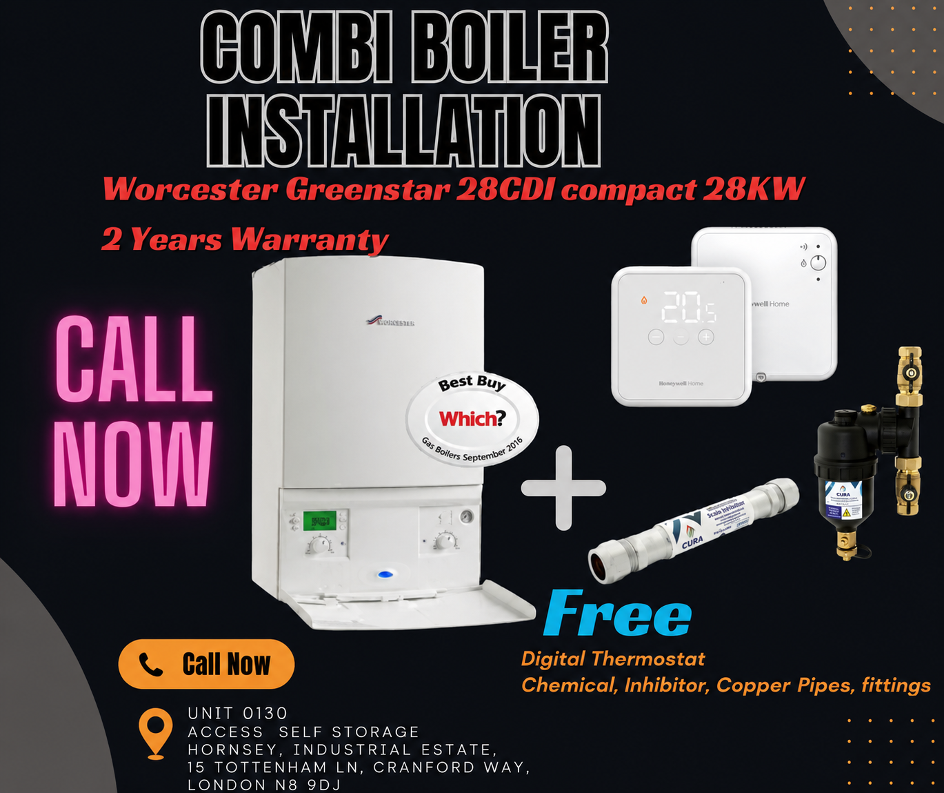 Worcester Greenstar combi boiler Installation